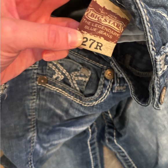 Big Star Women's Blue Boot Cut Jeans pop princess y2k - Picture 3 of 12